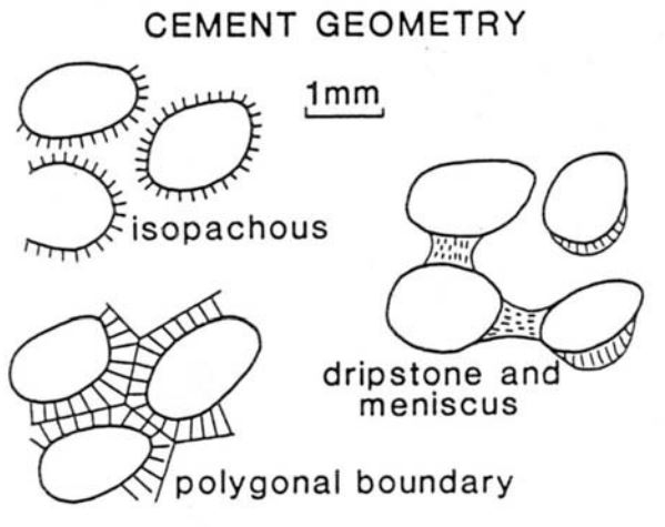 Carbonate Cement Geometry