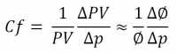 Rock Compressibility Formula