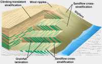 Internal Geometris of a Sand Dune