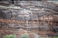 Fluvial Channel in Eolian Sandstone